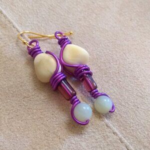 $10 CLEARANCE! Irky Quirky & Eclectic! Handmade Colorful Boho Dangle Earrings